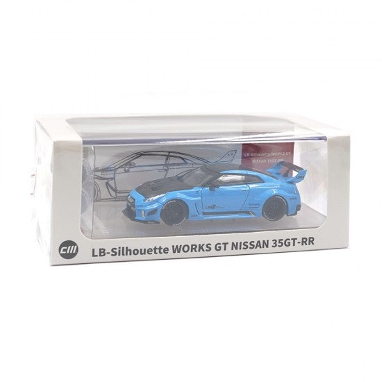 CM Model LB-Silhouette WORKS Nissan 35GT-RR Blue