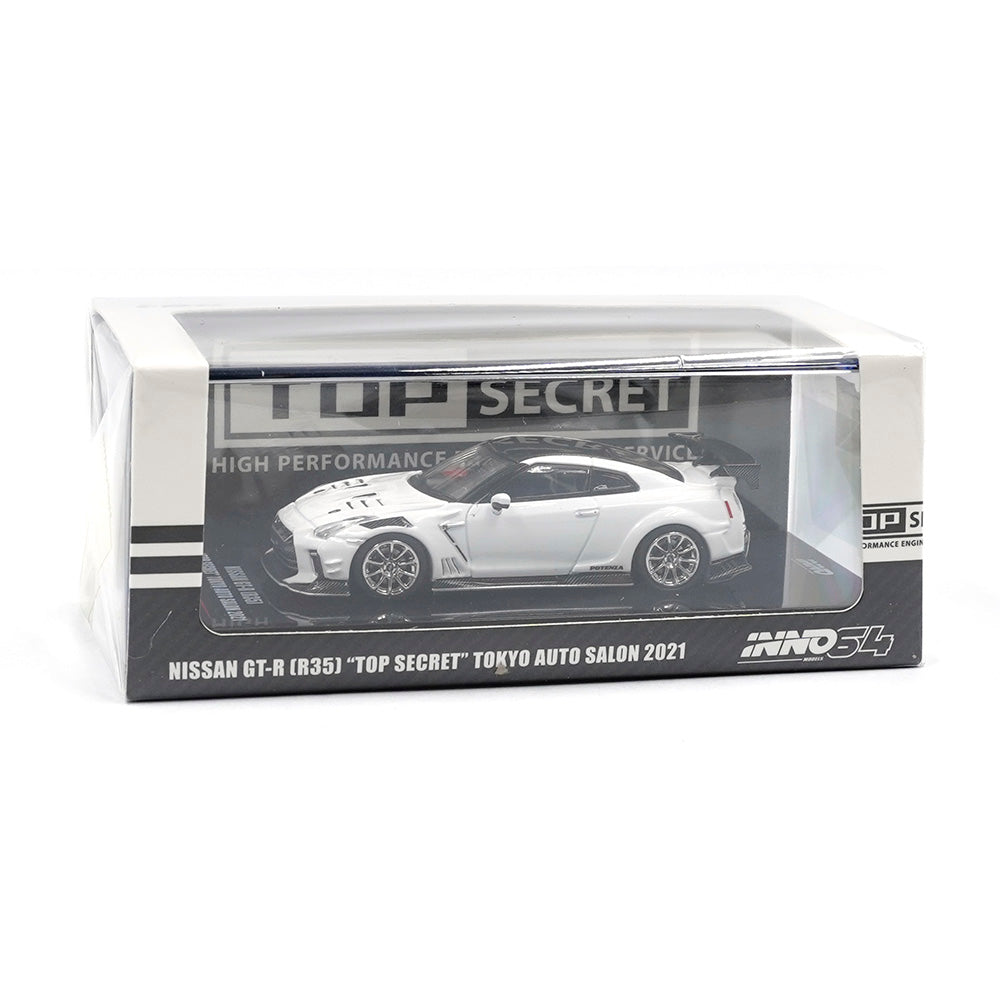INNO64 Nissan GT-R R35 Top Secret TAS 2021 White