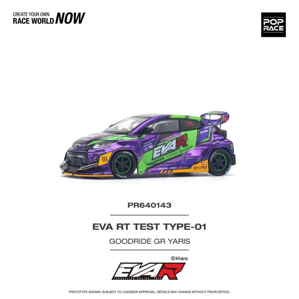POP RACE 1:64 EVA RT Test Type-01 Goodride Toyota GR Yaris