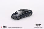 MINI GT 1:64 Mercedes-Benz EQS 580 4MATIC Blue Metallic