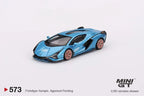 MINI GT 1:64 Lamborghini Sián FKP 37 Blu Aegir