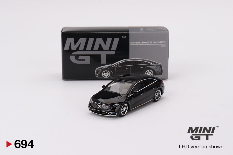 MINI GT 1:64 Mercedes-Benz EQS 580 4MATIC – Black