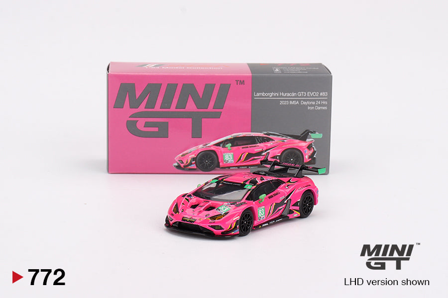 MINI GT 1:64 Lamborghini Huracán GT3 EVO2 #83 Iron Dames Daytona 24H 2023