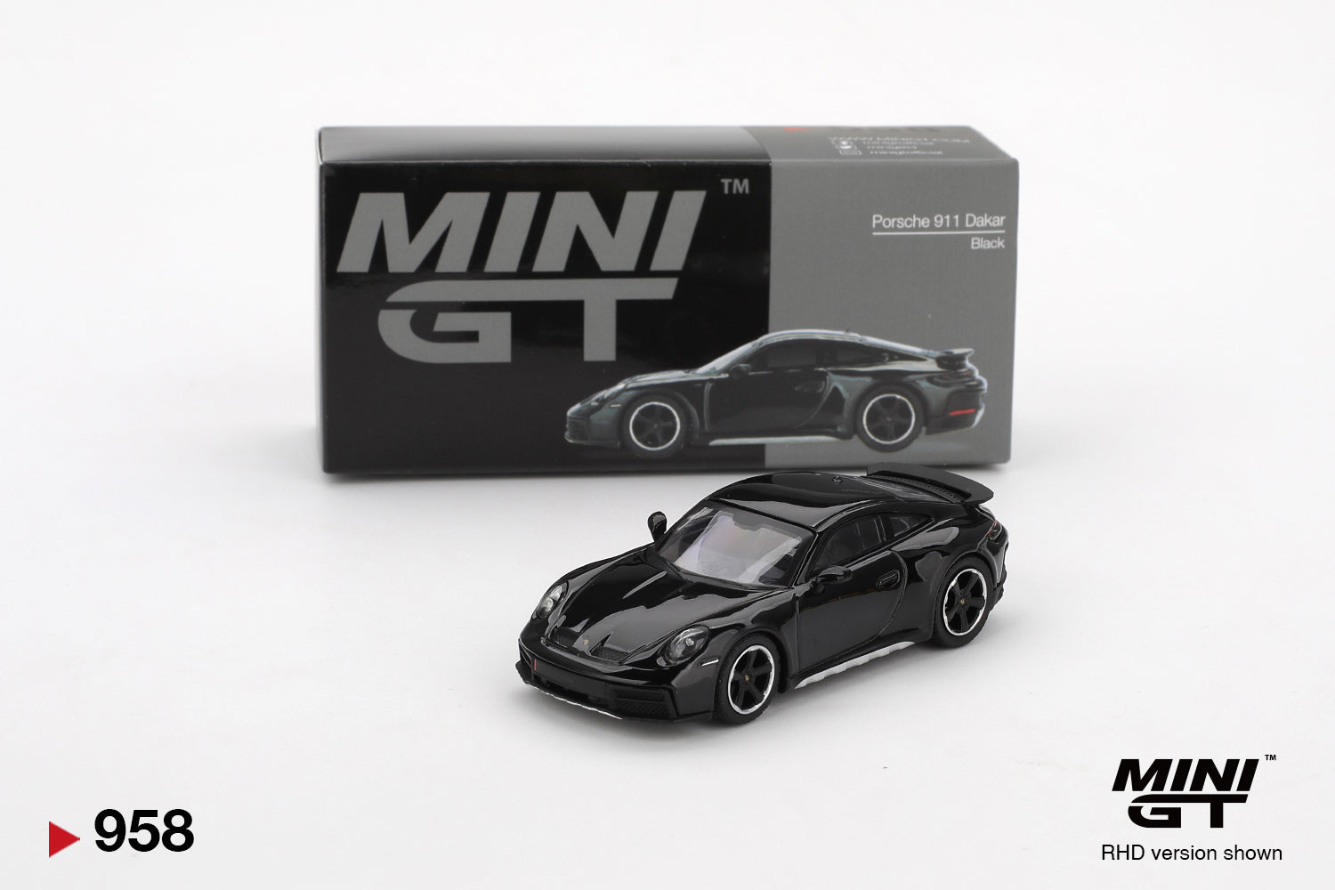 MINI GT 1:64 Porsche 911 Dakar – Black