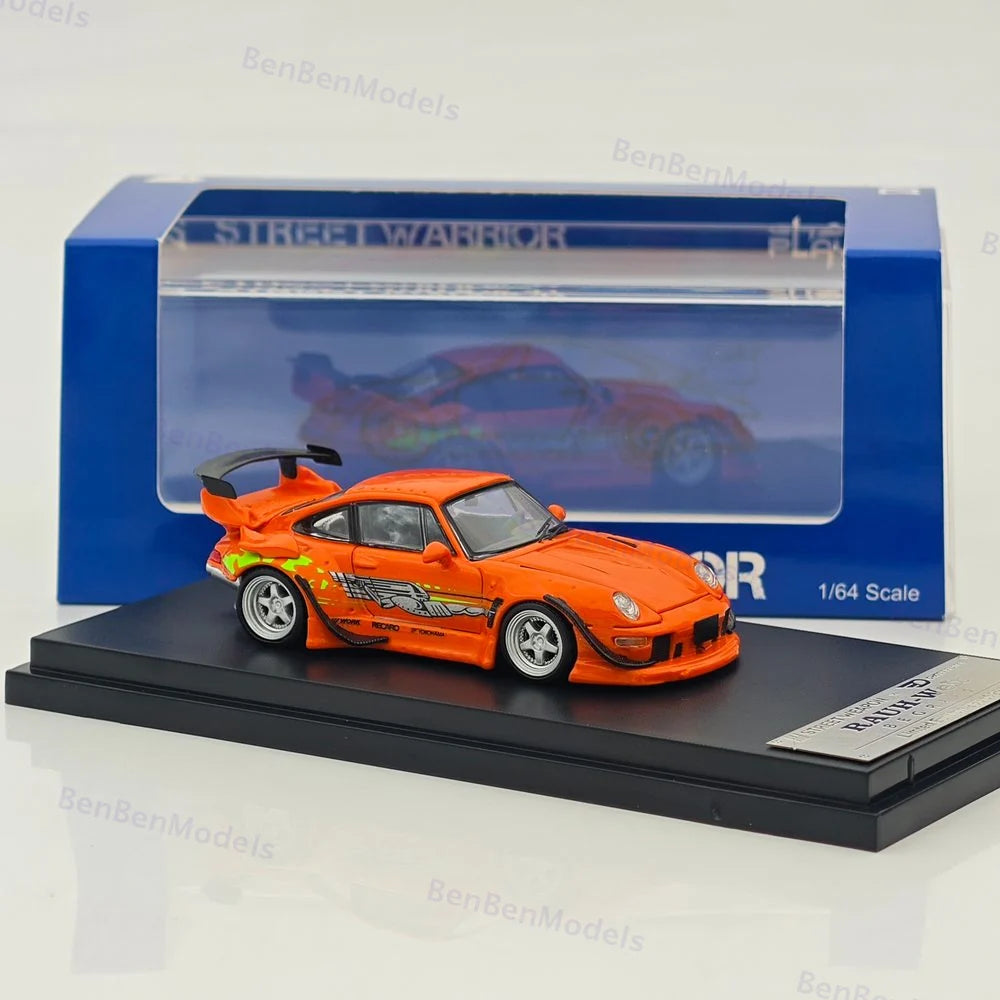 Street Warrior 1:64 Porsche 911 964 RWB Widebody Orange