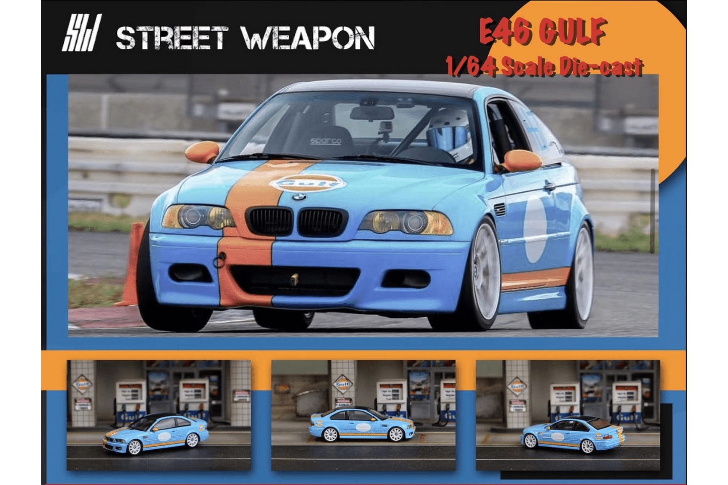 Street Warrior BMW M3 E46 Gulf Livery