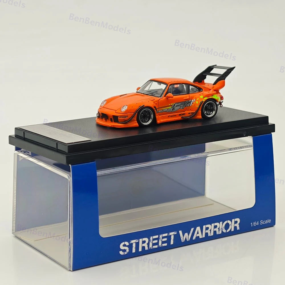 Street Warrior 1:64 Porsche 911 964 RWB Widebody Orange