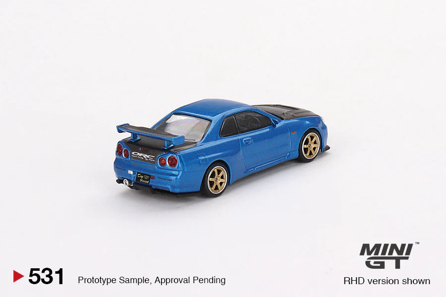 MINI GT 1:64 Nissan Skyline GT-R Top Secret Bayside Blue