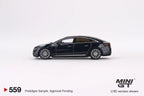 MINI GT 1:64 Mercedes-Benz EQS 580 4MATIC Blue Metallic