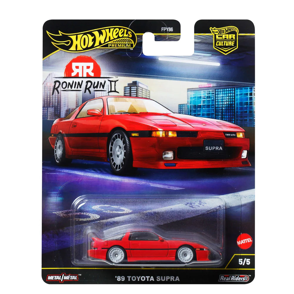 Hot Wheels Premium Car Culture – Ronin Run II – ’89 Toyota Supra