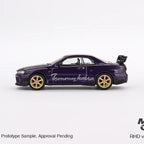 MINI GT 1:64 Nissan Skyline GT-R Tommykaira R-z Midnight Purple