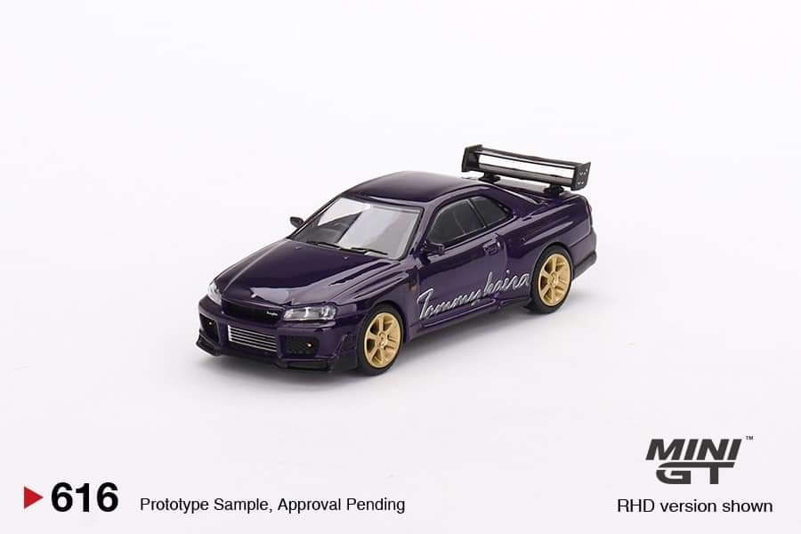 MINI GT 1:64 Nissan Skyline GT-R Tommykaira R-z Midnight Purple