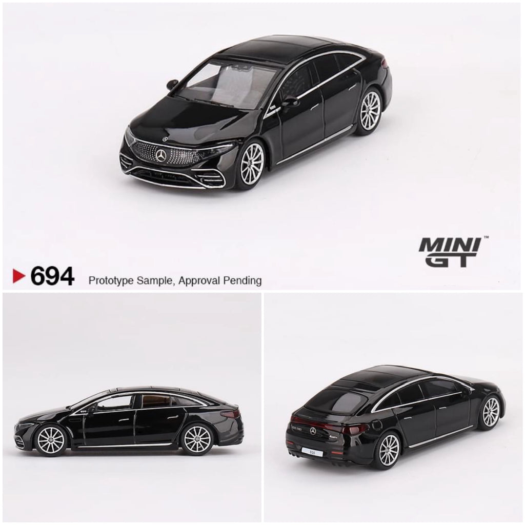 MINI GT 1:64 Mercedes-Benz EQS 580 4MATIC – Black