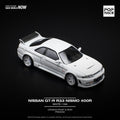 POP RACE 1:64 Nissan Skyline GT-R R33 NISMO 400R PR64-52 Silver Diecast Model – JDM Collector Edition