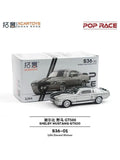 POP RACE x XCARTOYS 1:64 Shelby Mustang GT500 Silver S36-01