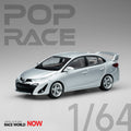 POP RACE 1:64 Toyota Vios Silver