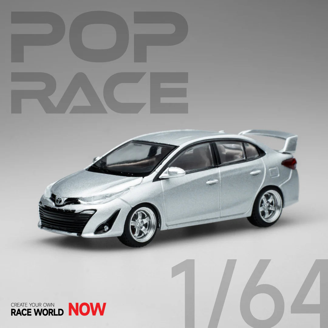 POP RACE 1:64 Toyota Vios Silver