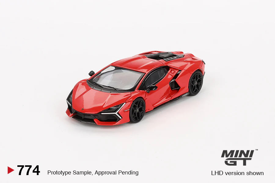 MINI GT 1:64 Lamborghini Revuelto – Arancio Dac Lucido