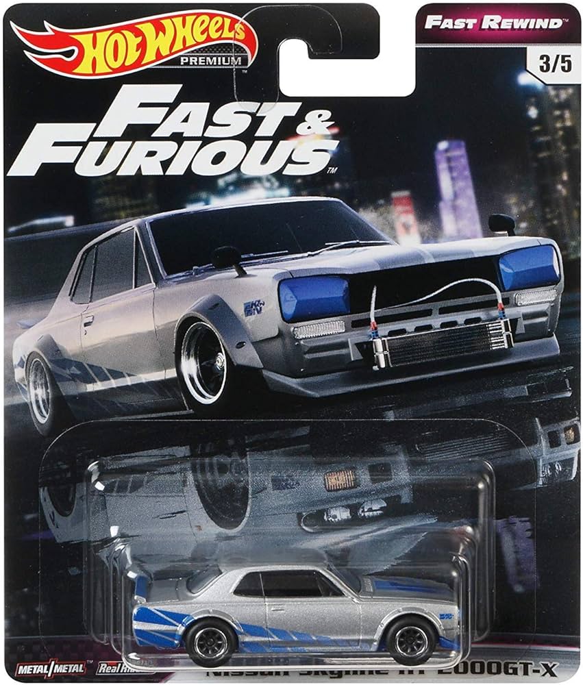 Hot Wheels Premium – Nissan Skyline 2000GT-X | Fast & Furious: Fast Rewind