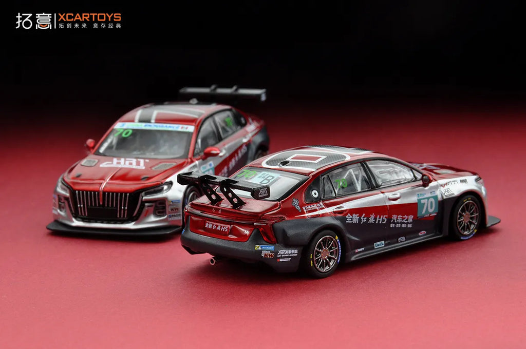 XCARTOYS 1:64 Hongqi H5 Race Car #70 CEC 2023 T6-29