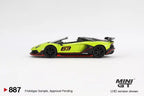 MINI GT 1:64 Lamborghini Aventador SVJ 63 Roadster – Verde Shock