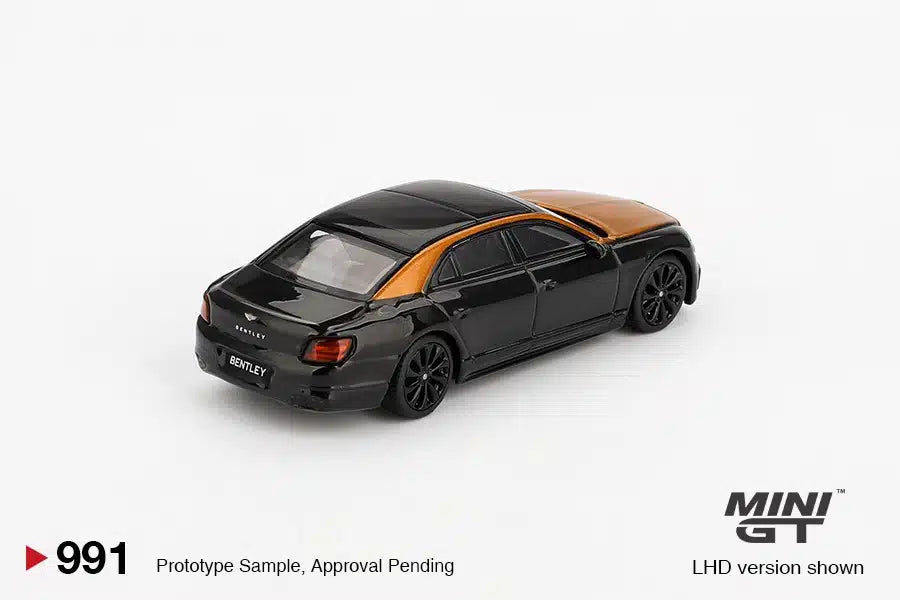 MINI GT 1:64 Bentley Flying Spur – Orange Flame / Onyx