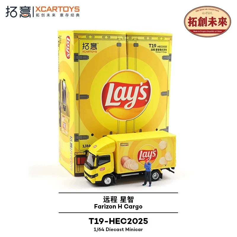 XCARTOYS 1:64 Farizon H Cargo Lays Delivery Truck T19-HEC2025