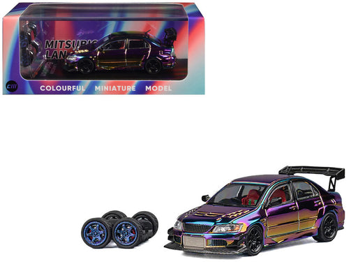 CM Model Mitsubishi Lancer Evolution Color-Shift w/ Spare Wheels