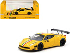 Tarmac Works × IXO Ferrari 458 Italia GT3 Diecast Model – Yellow Italian Tricolour