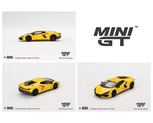 Mini GT Lamborghini Revuelto giallo