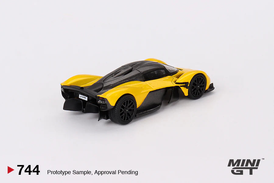 MINI GT Aston Martin Valkyrie Sunburst Yellow