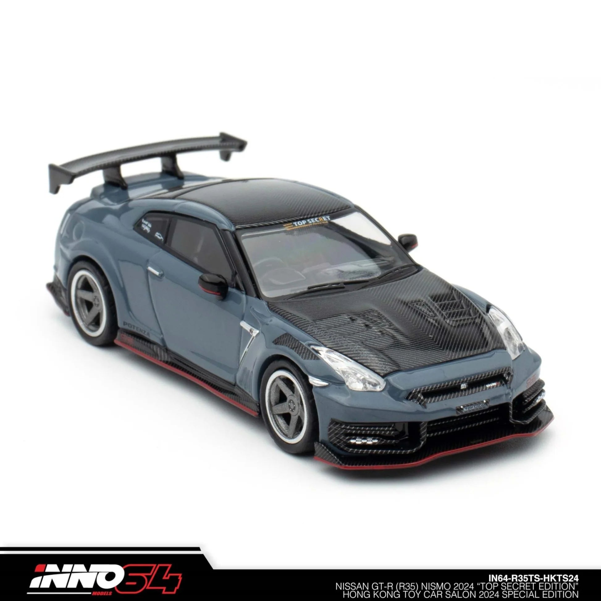INNO64 Nissan GT-R R35 NISMO Top Secret HK Toy Car Salon 2024 Special Edition