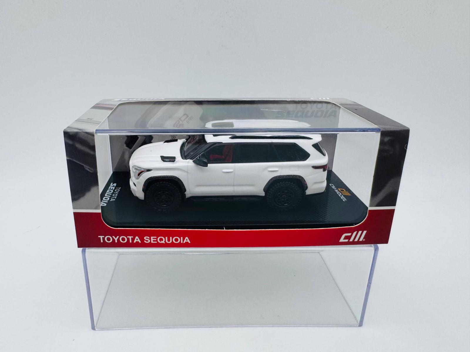 CM Model Toyota Sequoia Off-Road White Diecast SUV