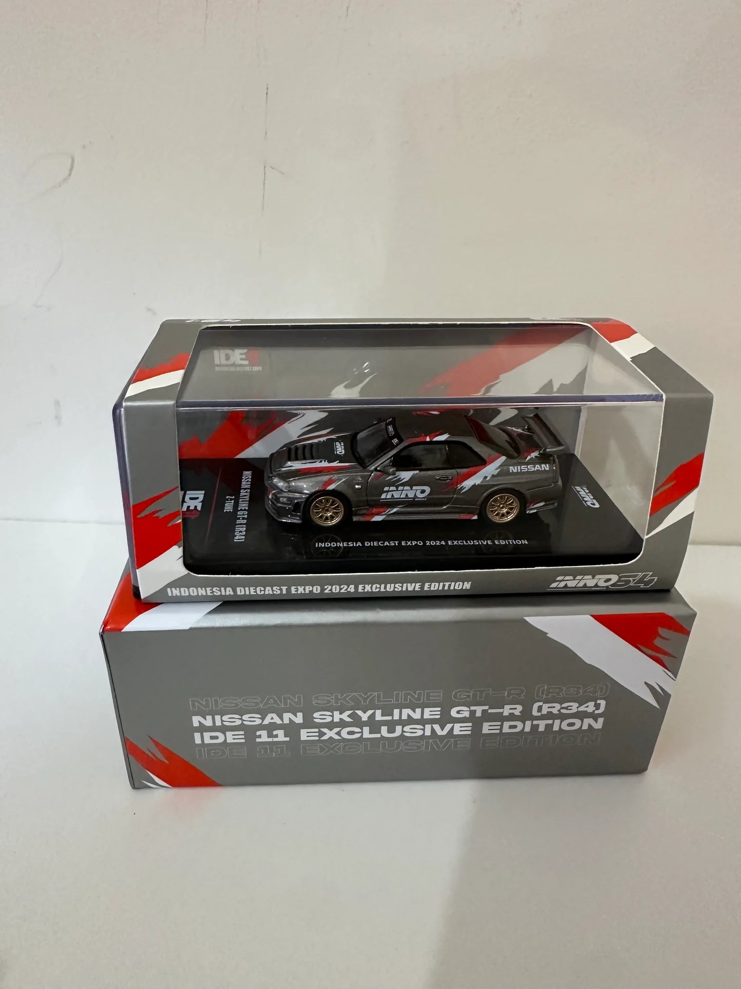 INNO64 Nissan Skyline GT-R R34 IDE 11 Indonesia Diecast Expo 2024 Exclusive
