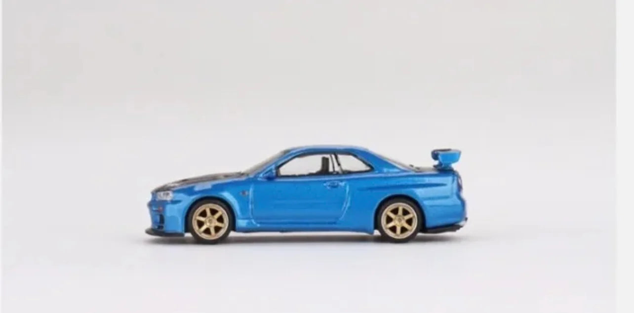MINI GT 1:64 Nissan Skyline GT-R Top Secret Bayside Blue