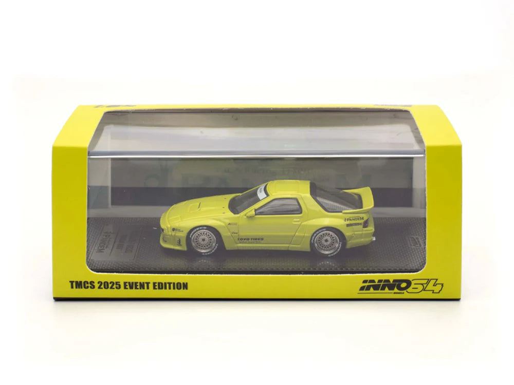 INNO64 Mazda RX-7 FC3S Pandem Widebody Yellow TMCS 2025 Event Edition