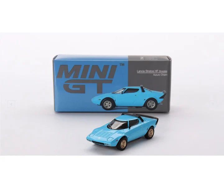 MINI GT 1:64 Lancia Stratos HF Stradale Azzurro Chiaro