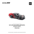 POP RACE 1:64 Nissan Skyline KPGC110 Kenmeri PR64-199 Advan Livery Diecast Model – Widebody JDM Collector