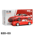 POP RACE x XCARTOYS 1:64 Nissan Skyline GT-R R33 Nismo 400R Red