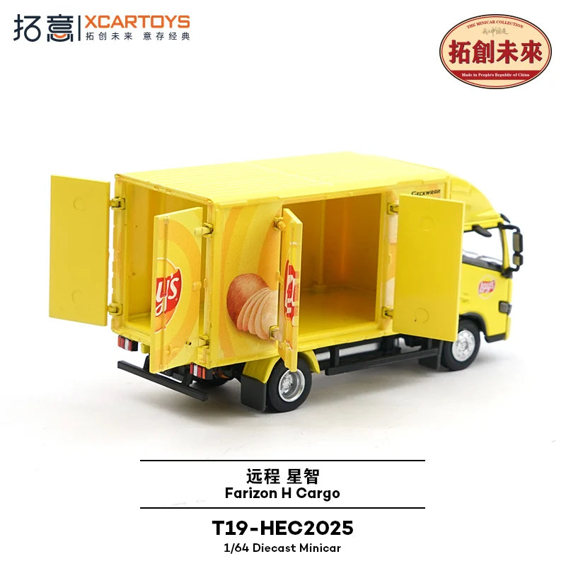 XCARTOYS 1:64 Farizon H Cargo Lays Delivery Truck T19-HEC2025