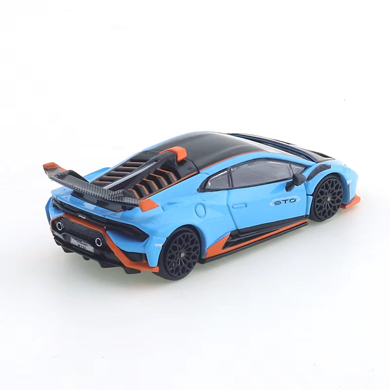 POP RACE x XCARTOYS 1:64 Lamborghini Huracán STO Blue S28-01