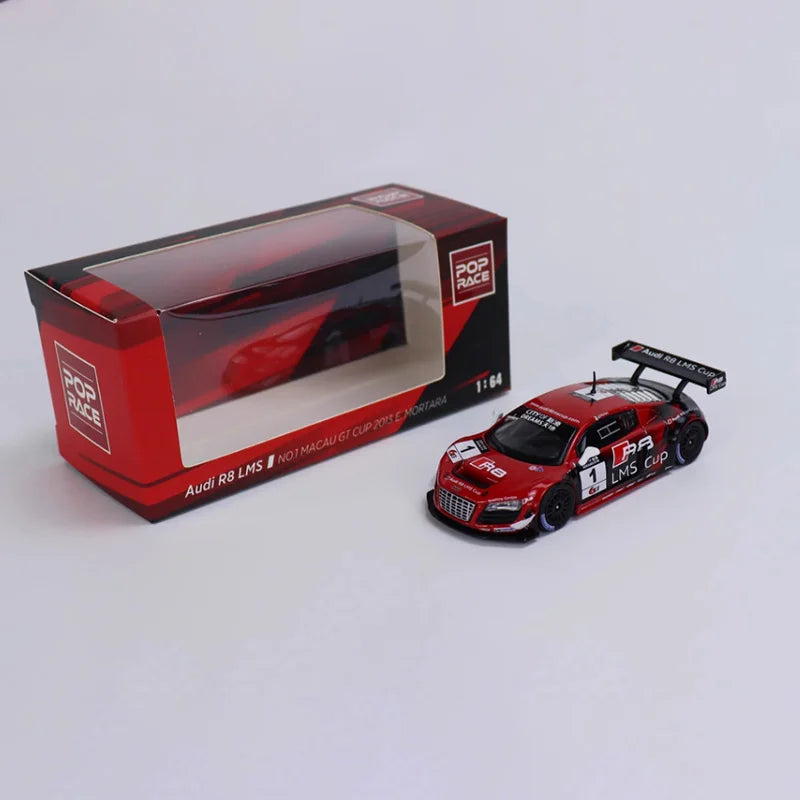 POP RACE 1:64 Audi R8 LMS Macau GT Cup 2015 #1 Red Racing