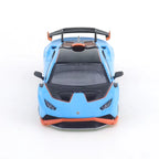 POP RACE x XCARTOYS 1:64 Lamborghini Huracán STO Blue S28-01