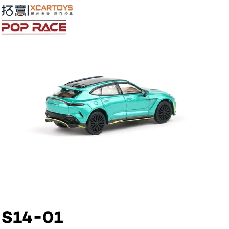 POP RACE x XCAR TOYS 1:64 Aston Martin DBX Green S14-01