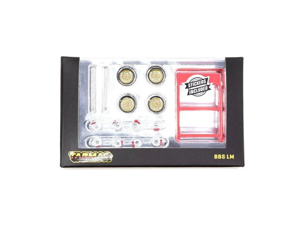Tarmac Works 1:64 BBS LM Wheel & Accessory Set | Diecast Custom Parts