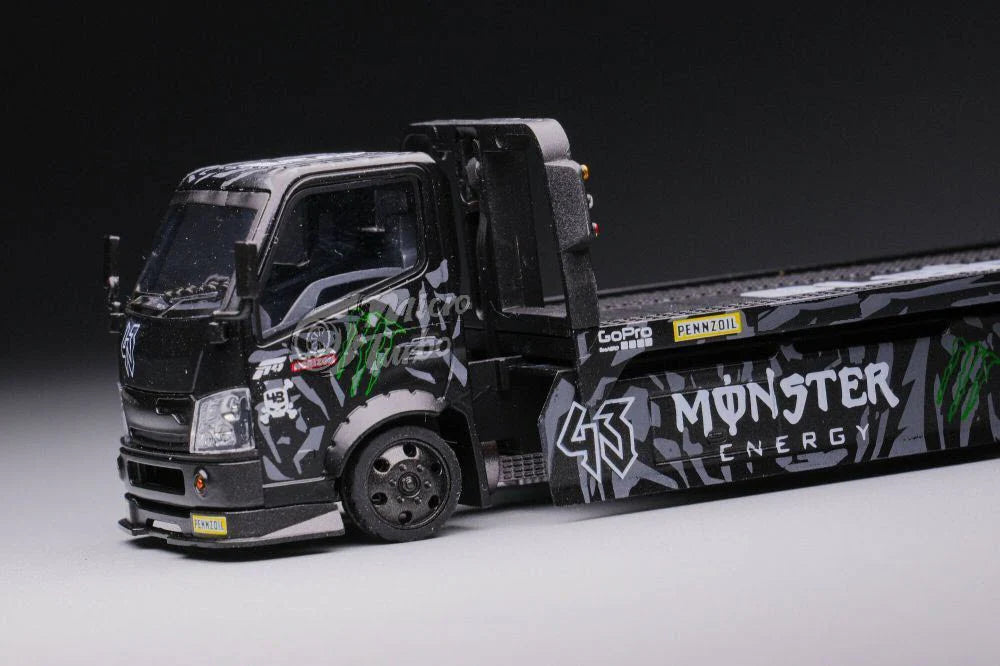 MICRO TURBO Custom KEN BLOCK Tow Truck Transporter Monster Energy #43 Livery