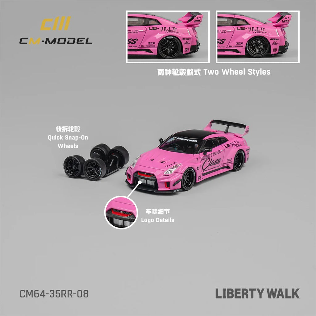 CM Model LB-Silhouette WORKS Nissan 35GT-RR Pink