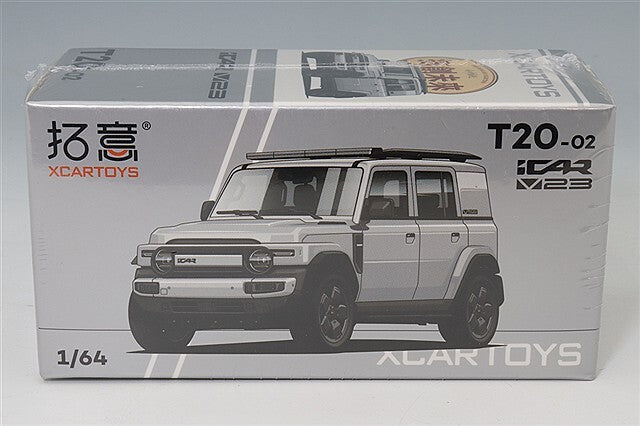 XCARTOYS 1:64 Scale Diecast SUV Model T20-02 – White Off-Road Vehicle