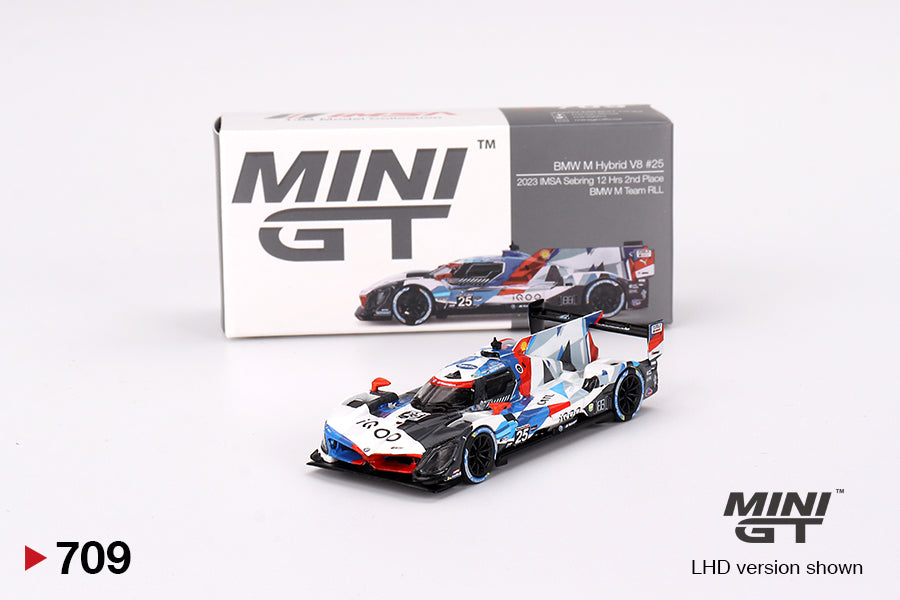 MINI GT 1:64 BMW M Hybrid V8 #25 – 2023 Sebring 12H (BMW M Team RLL)