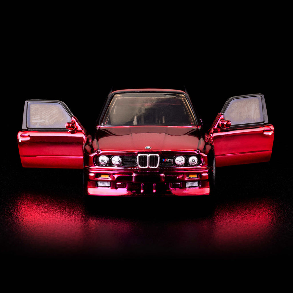 Hot Wheels RLC BMW M3 HNL25 front view with opening doors